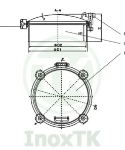 Cấu tạo của nắp bồn tank chịu áp