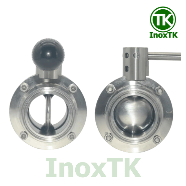 Nguyên lý hoạt động của van bướm clamp tay rút