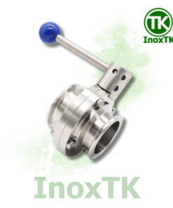 Van bướm inox vi sinh clamp tay rút