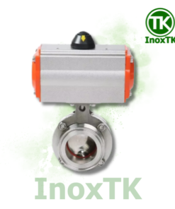 van bướm vi sinh điều khiển khí nén củ khí AT