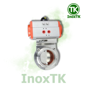 Van bướm vi sinh điều khiển khí nén củ khí AT