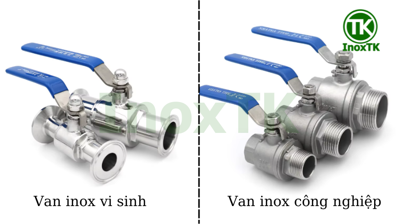 Van inox vi sinh & van inox công nghiệp