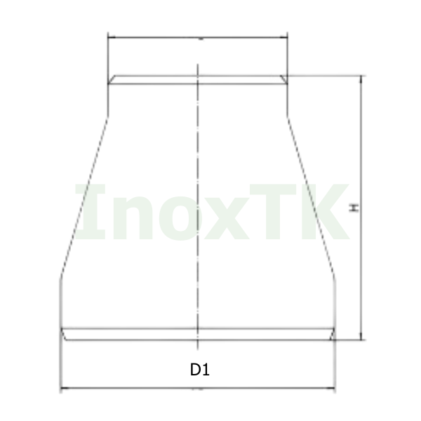 Kích thước côn thu hàn đồng tâm