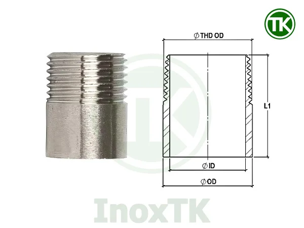 Cấu tạo đầu ren ngoài