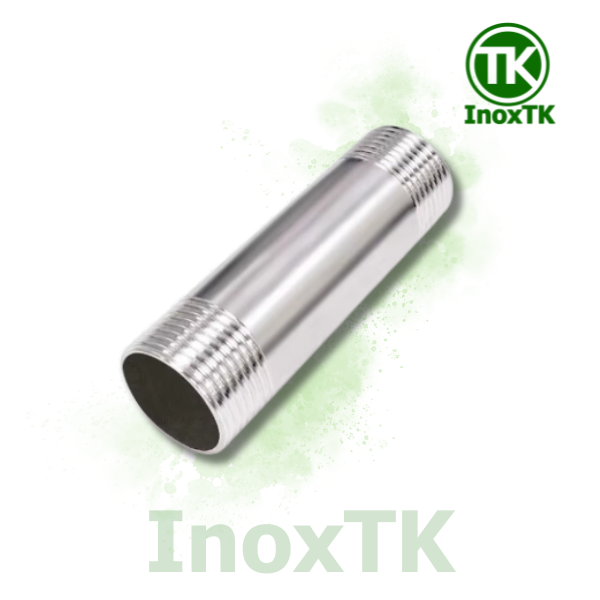 Kép tiện ren hai đầu inox
