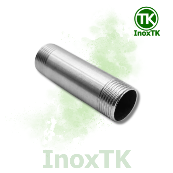 Kép tiện ren hai đầu inox