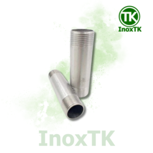 Kép tiện ren hai đầu inox