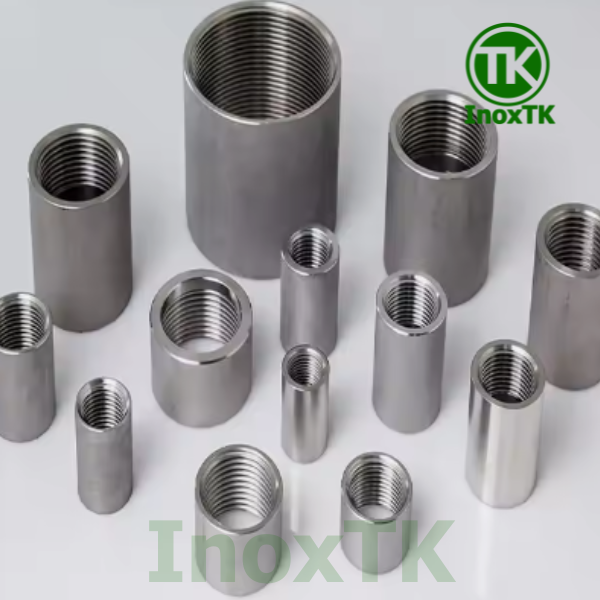 Măng xông trơn ren trong inox