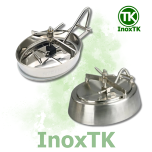 Nắp bồn tank hình elip vi sinh