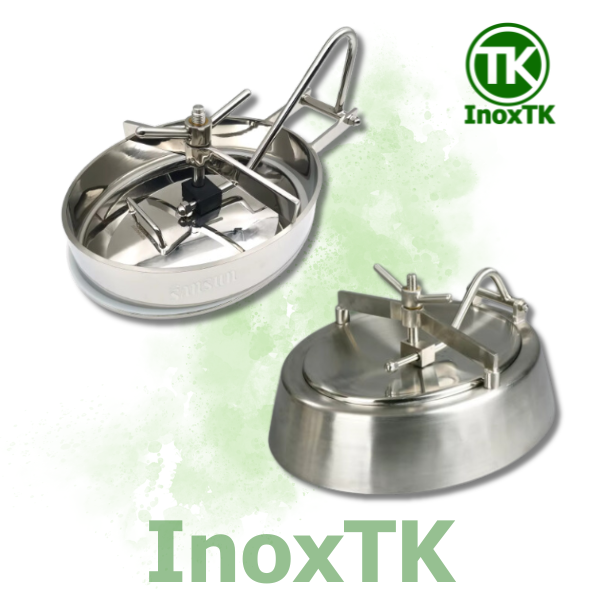 Nắp bồn tank hình elip vi sinh