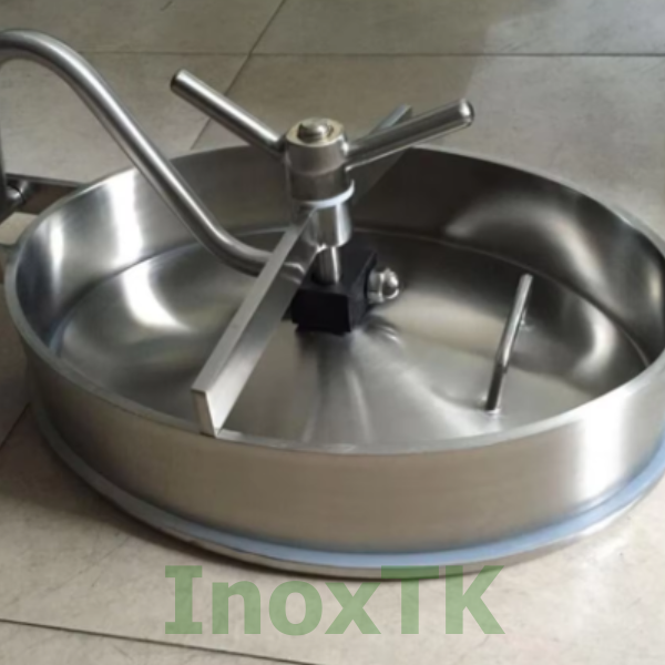 Cửa bồn vi sinh hình elip