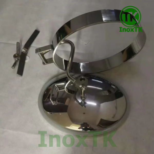 Cấu tạo của nắp bồn tank hình elip lõm