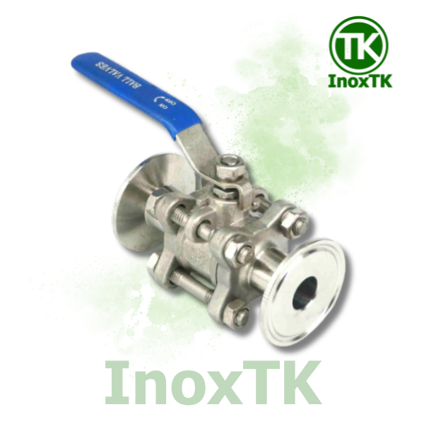 Van bi 3PC nối clamp tay gạt (2)