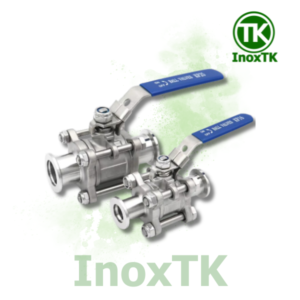 Van bi 3PC nối clamp tay gạt inox