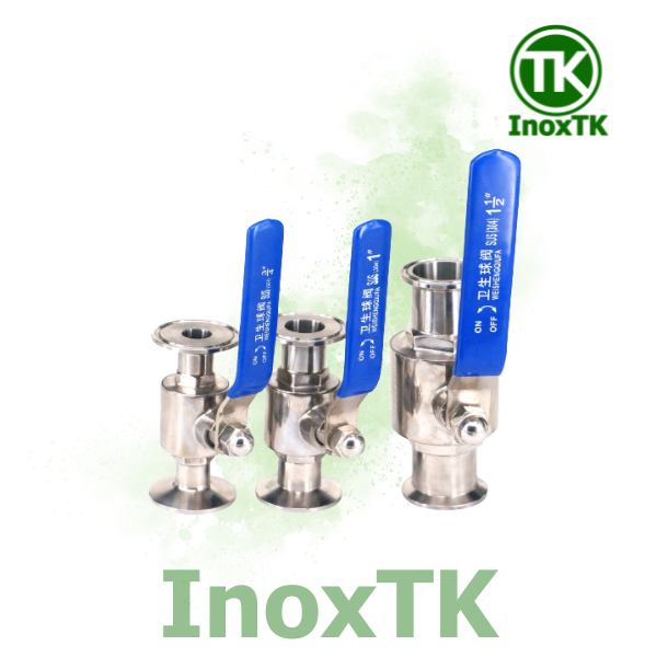 Ứng dụng van bi clamp gạt tay