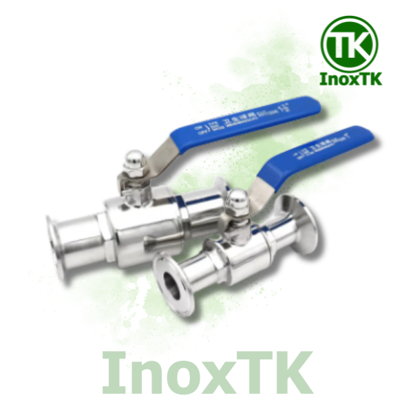 Van bi clamp tay gạt vi sinh