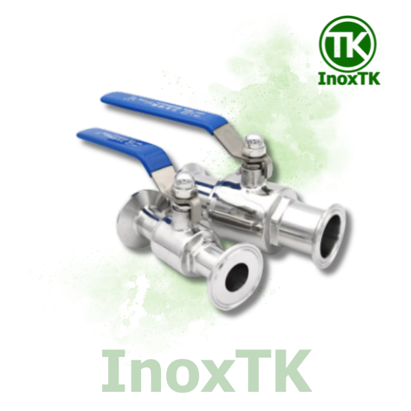 Van bi clamp tay gạt vi sinh