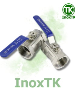 Van bi inox 1PC tay gạt nối ren