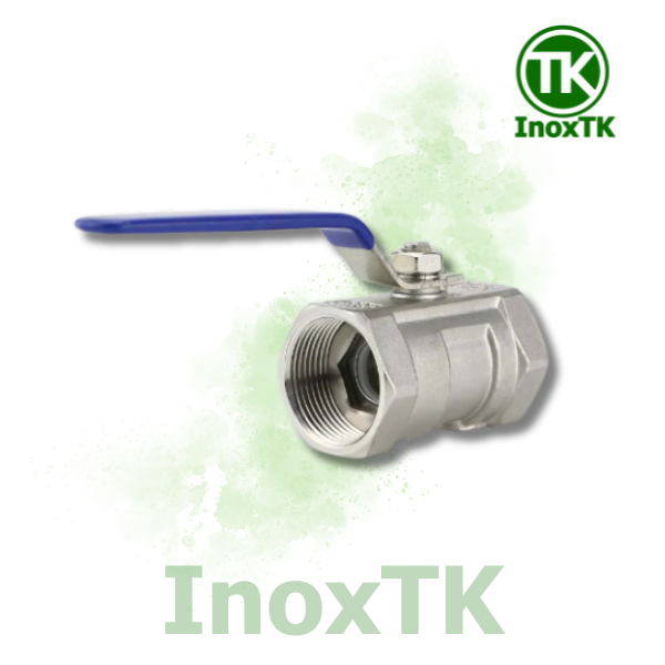 Van bi inox 1PC tay gạt nối ren (9)