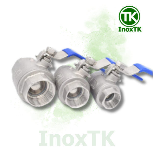 Van bi 2 mảnh nối ren tay gạt