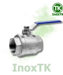 Van bi inox 2PC tay gạt nối ren