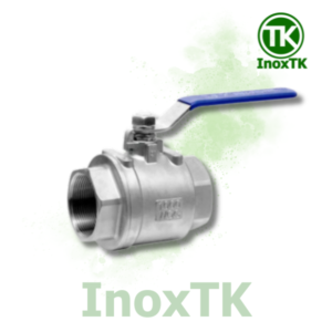 Van bi inox 2PC tay gạt nối ren