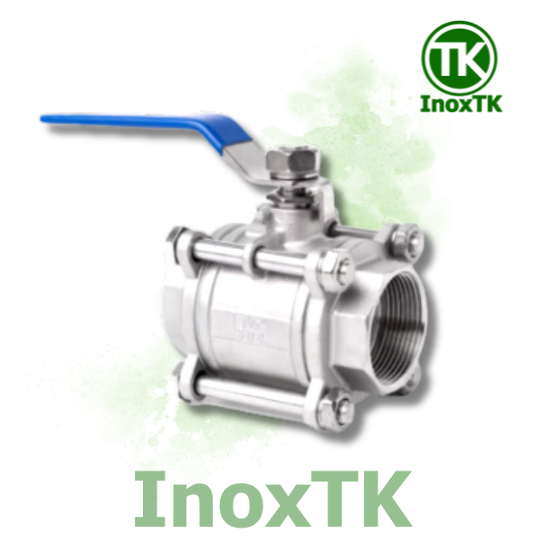 Van bi inox 3PC tay gạt nối ren (11) Van bi inox 3PC tay gạt nối ren