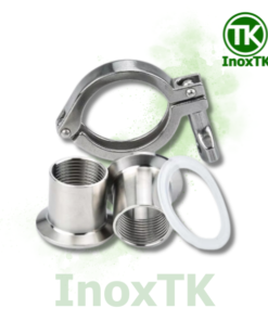 Cấu tạo bộ clamp nối ren trong inox vi sinh