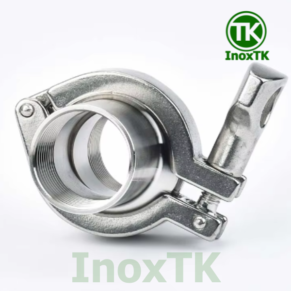 Bộ clamp ren trong inox vi sinh