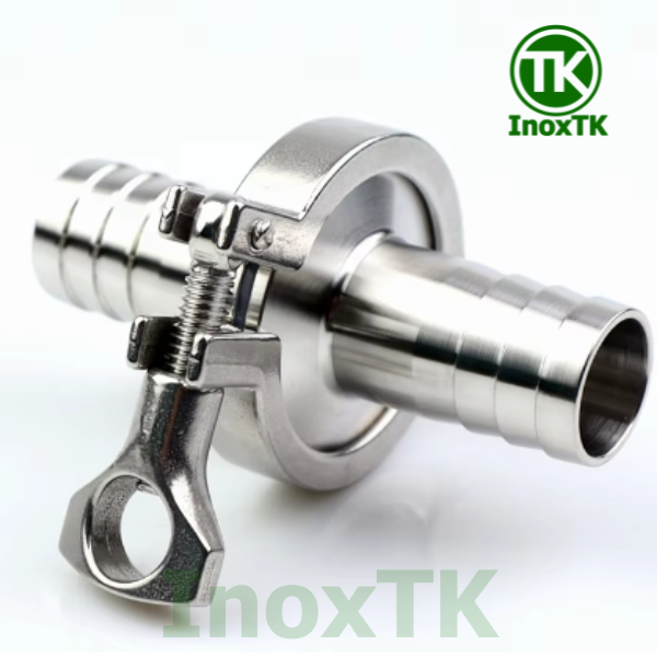 Bộ đuôi chuột clamp inox vi sinh