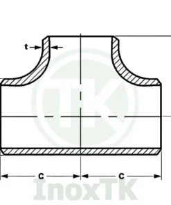 Cấu tạo tê hàn inox 304 SCH10