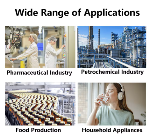 Ứng dụng van bướm điều khiển khí nén trực inox