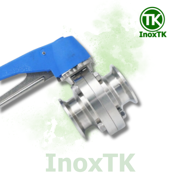 Van bướm tay kẹp nối clamp