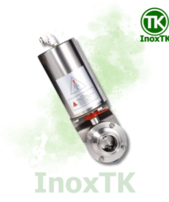 Van bướm vi sinh khí nén củ inox