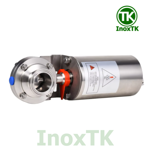 Van bướm vi sinh điều khiển khí nén 