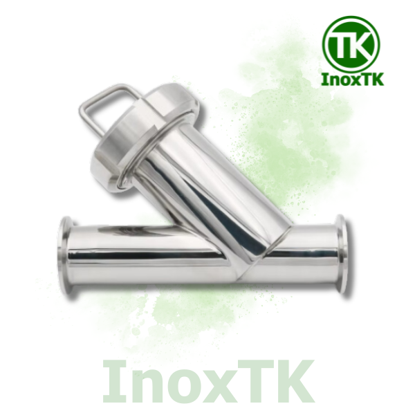 Lọc Y inox vi sinh nối clamp