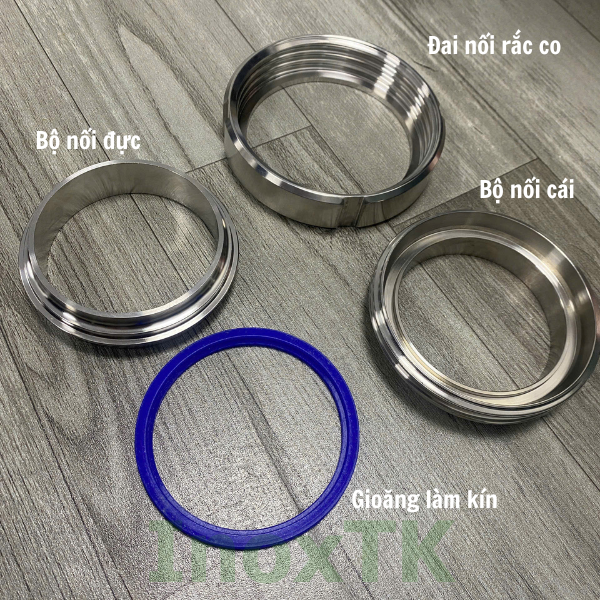 Cấu tạo rắc co inox vi sinh