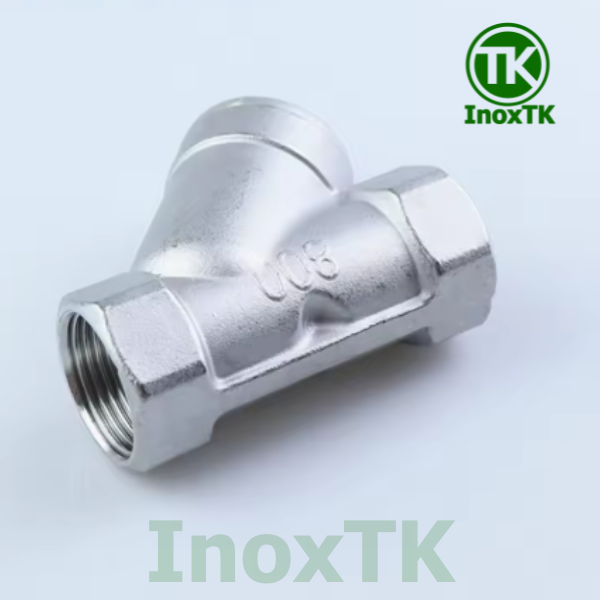 Y lọc inox nối ren 304