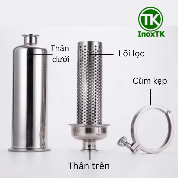 Cấu tạo cột lọc thẳng
