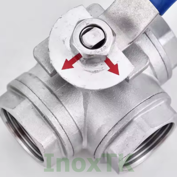 Van bi 3 ngả inox 304