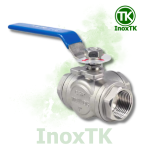 Van bi 3 ngả nối ren tay gạt