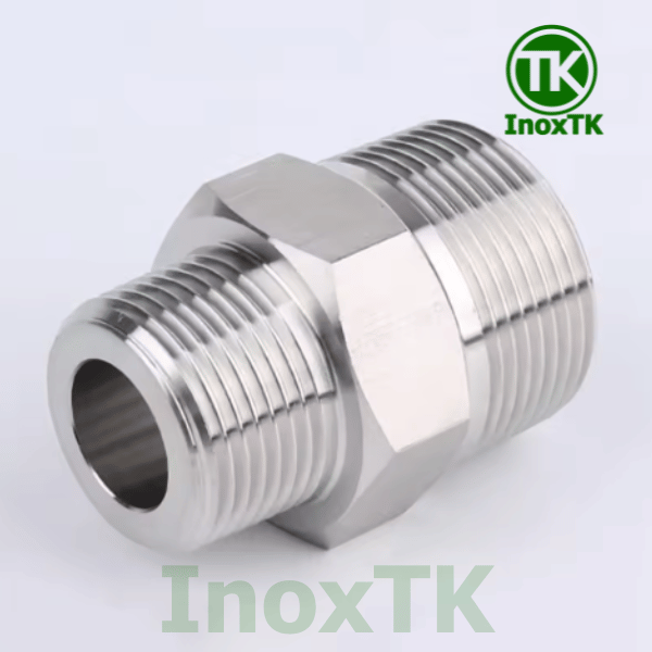 Kép giảm ren ngoài inox 