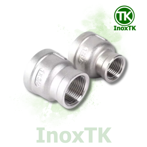 Nối giảm ren trong inox 