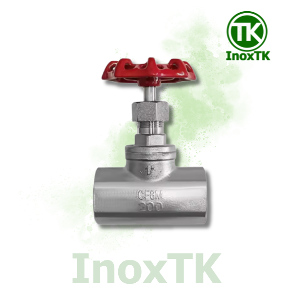 Van cầu hơi lắp ren inox 304